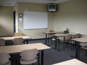 The classroom at ASI